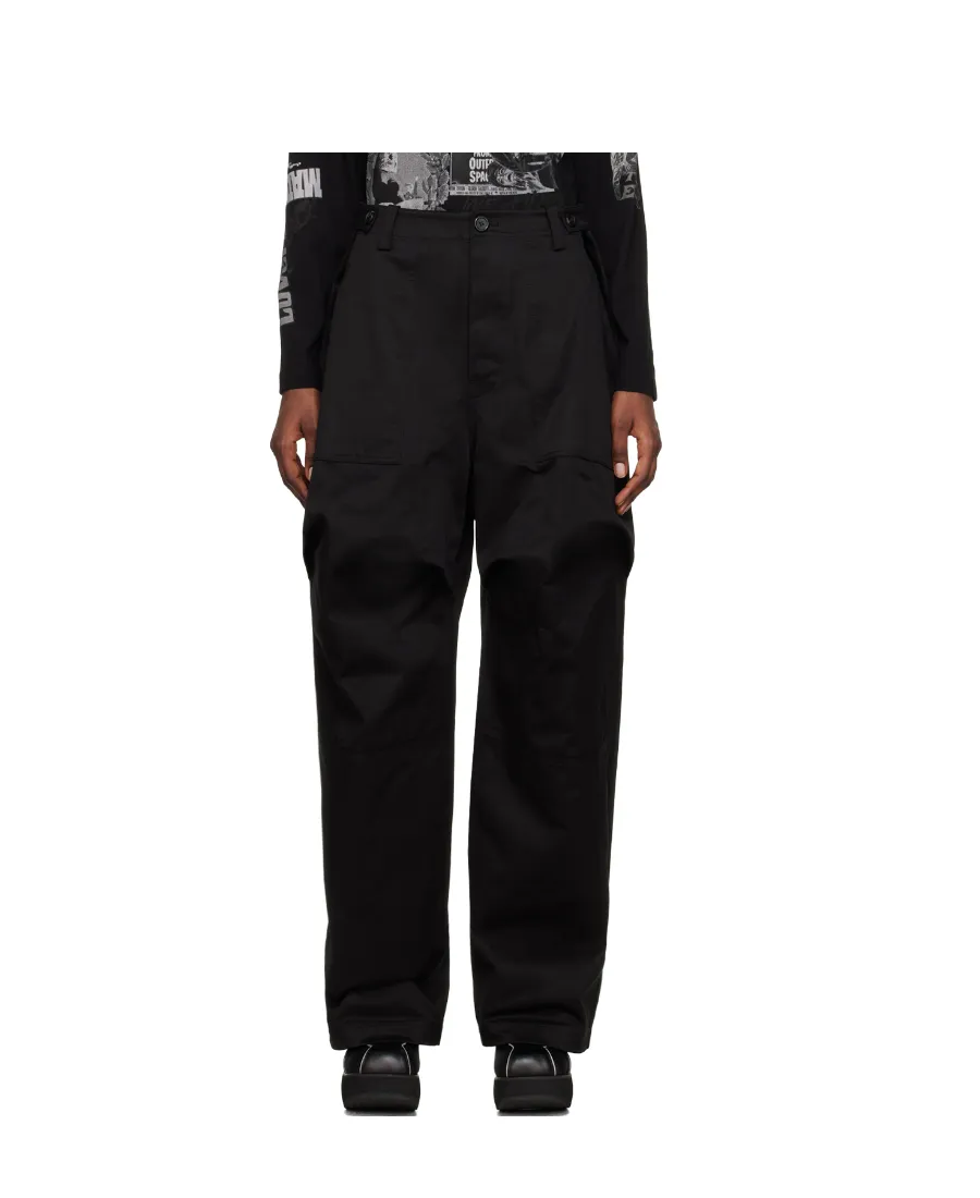 Mid-Rise Wide-Leg Trousers