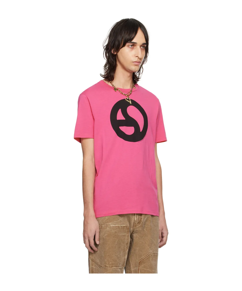 Acne Studios Logo Printed Crewneck T-Shirt