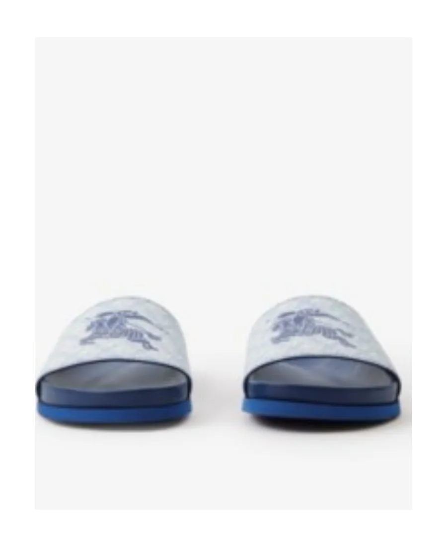 Burberry Logo Printed Slip-On Slides