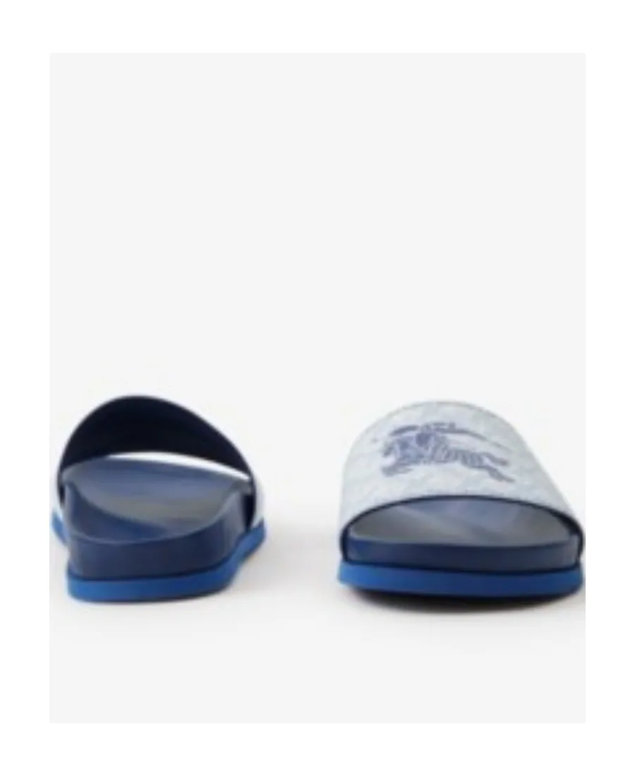 Burberry Logo Printed Slip-On Slides