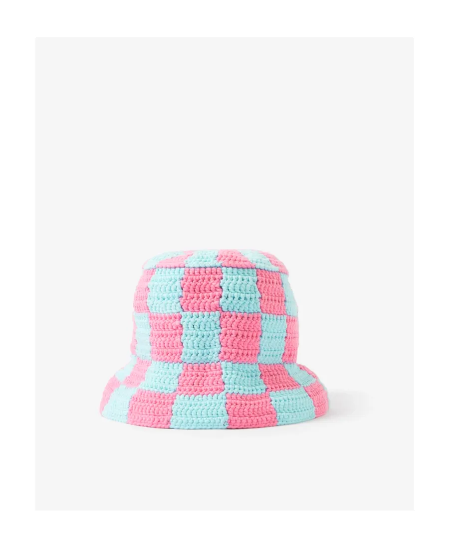 Crochet-Knit Bucket Hat