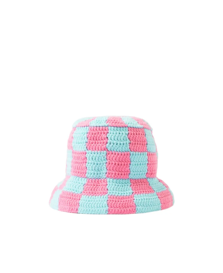 Crochet-Knit Bucket Hat