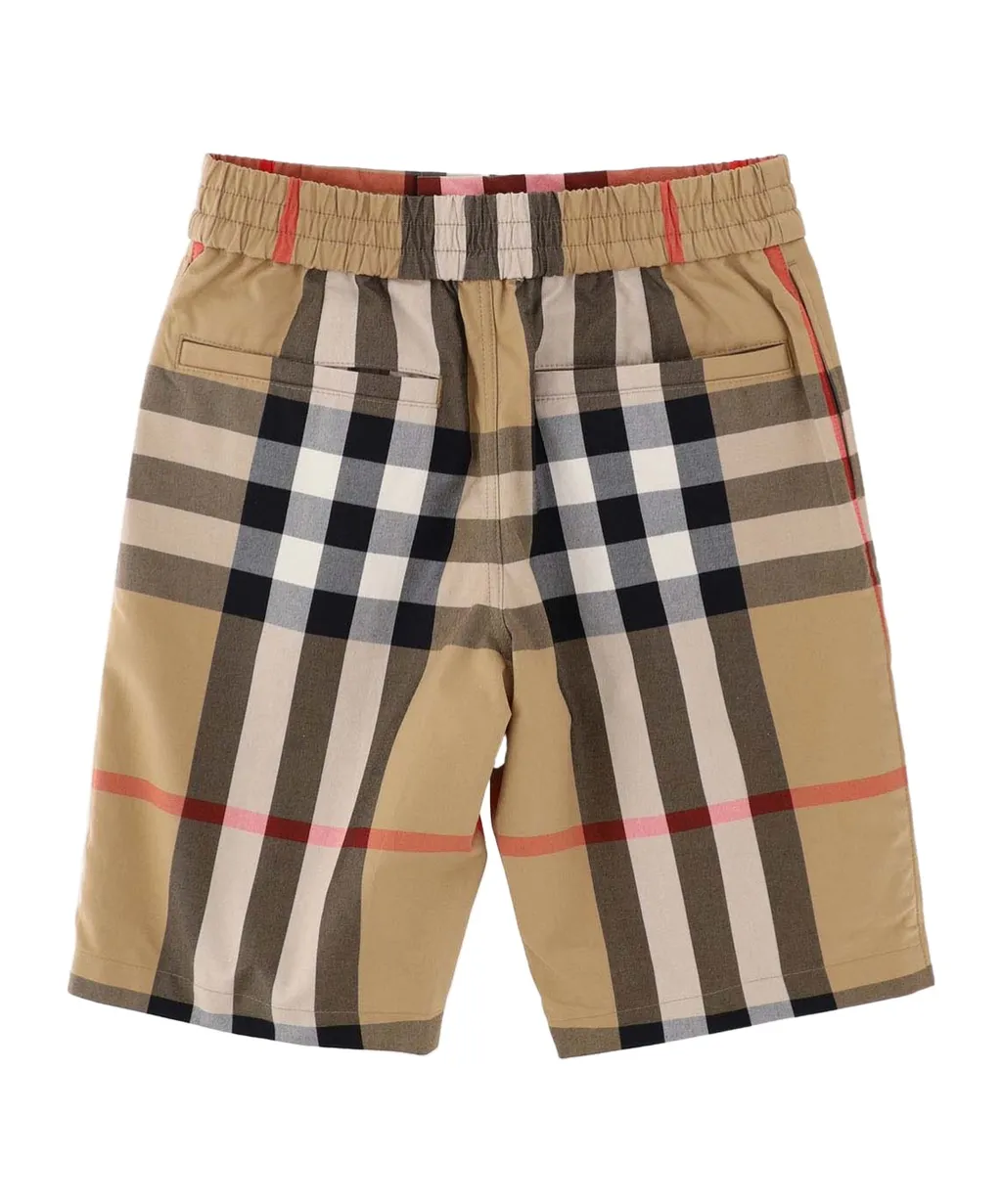 Burberry Kids Checked Shorts