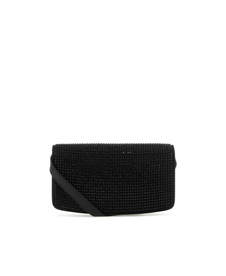 Stella Mccartney Rhinestones-Embellished S-Wave Mini Wallet
