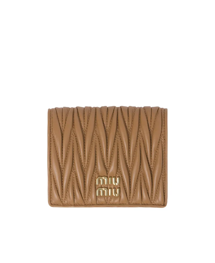 Small Matelassé Nappa Leather Wallet
