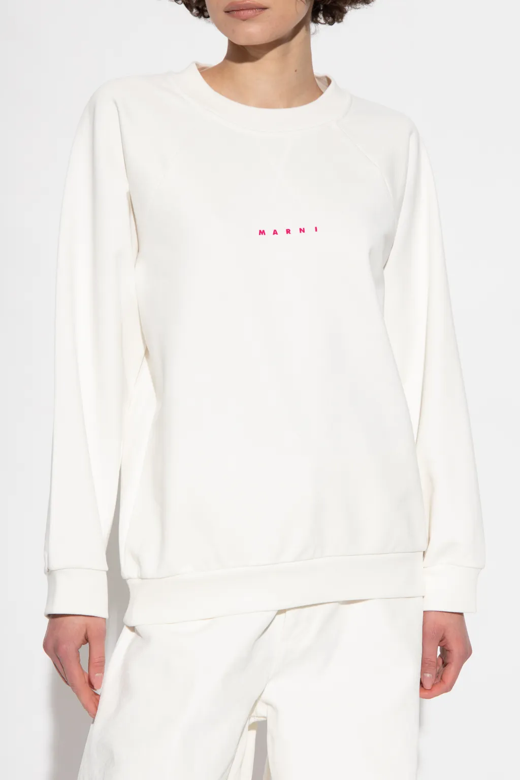 Marni Logo Printed Crewneck Sweatshirt