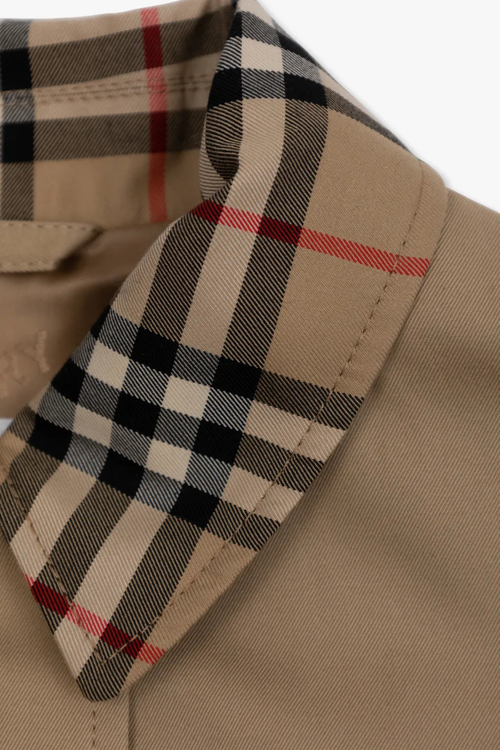 Burberry Kids Logo Embroidered Harrington Jacket
