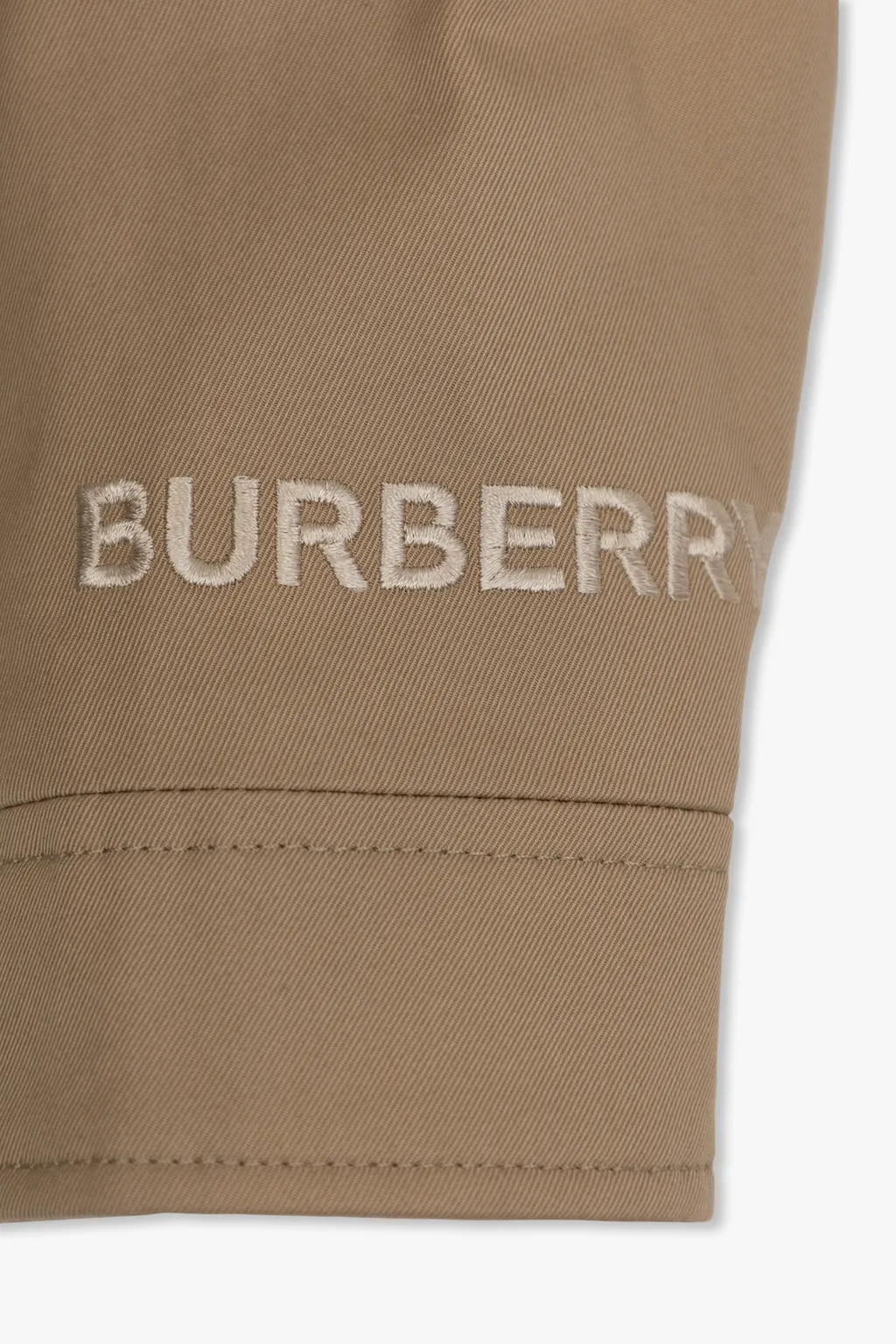 Burberry Kids Logo Embroidered Harrington Jacket