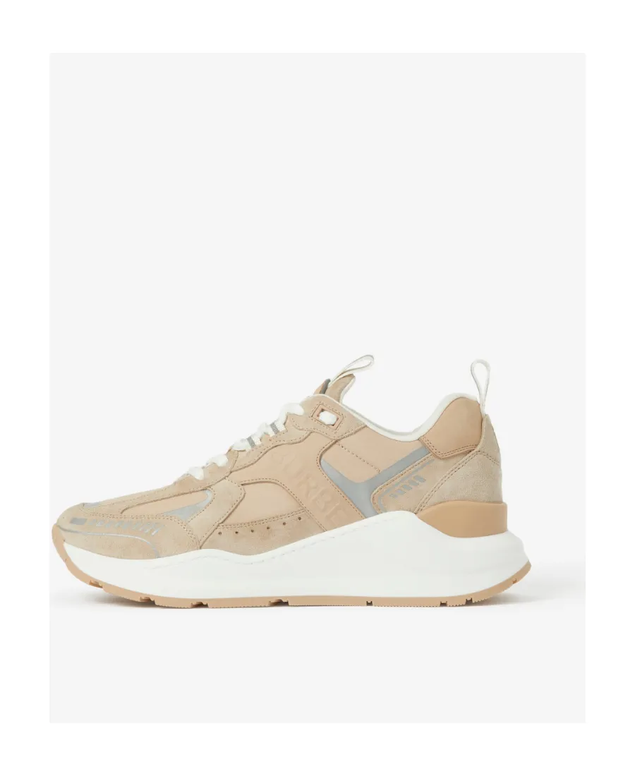 Burberry Panelled Lace-Up Sneakers
