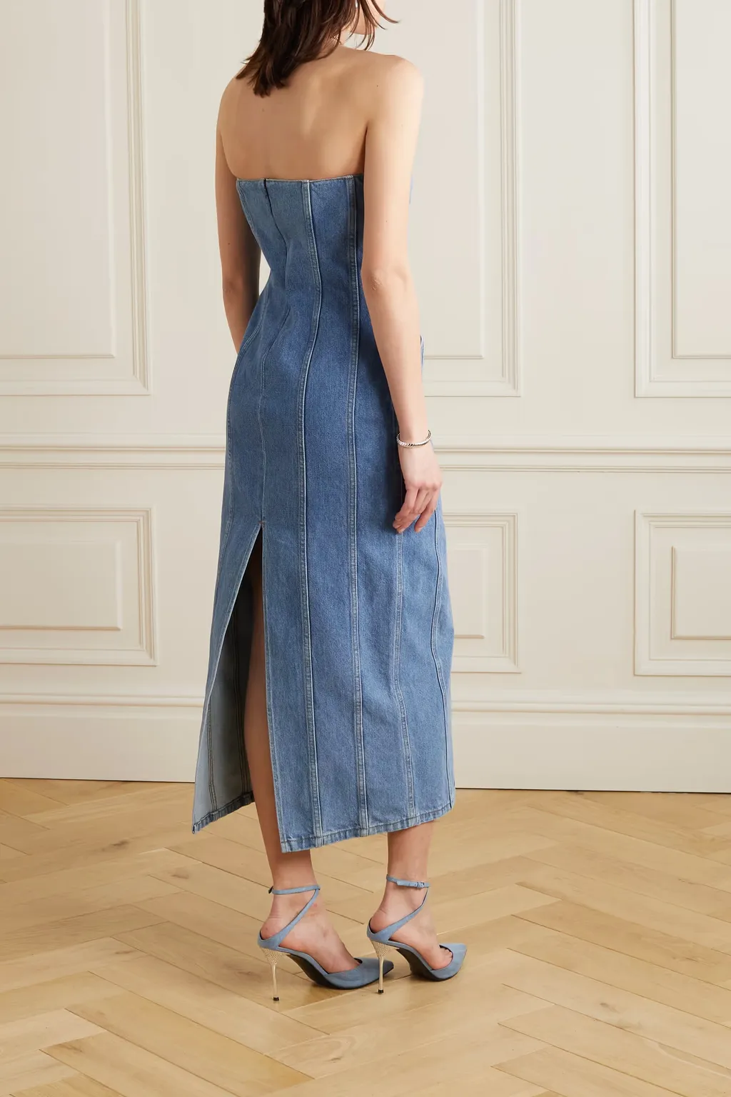 Denim Mid-Length Dress