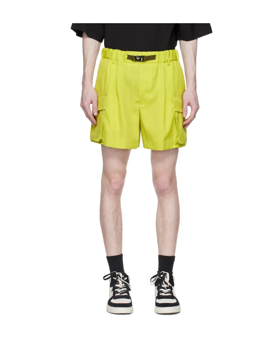 Wool Gabardine Shorts
