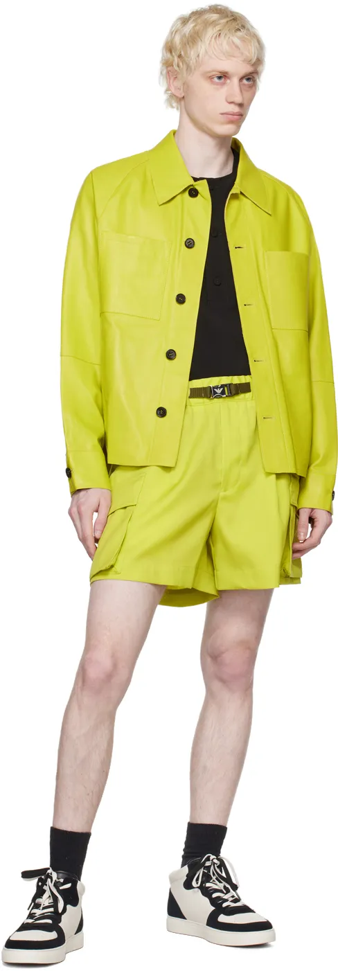 Wool Gabardine Shorts