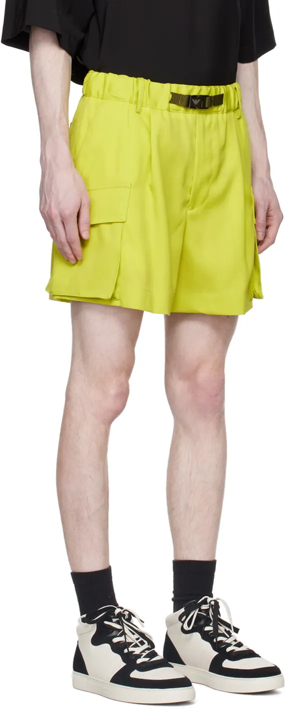 Wool Gabardine Shorts
