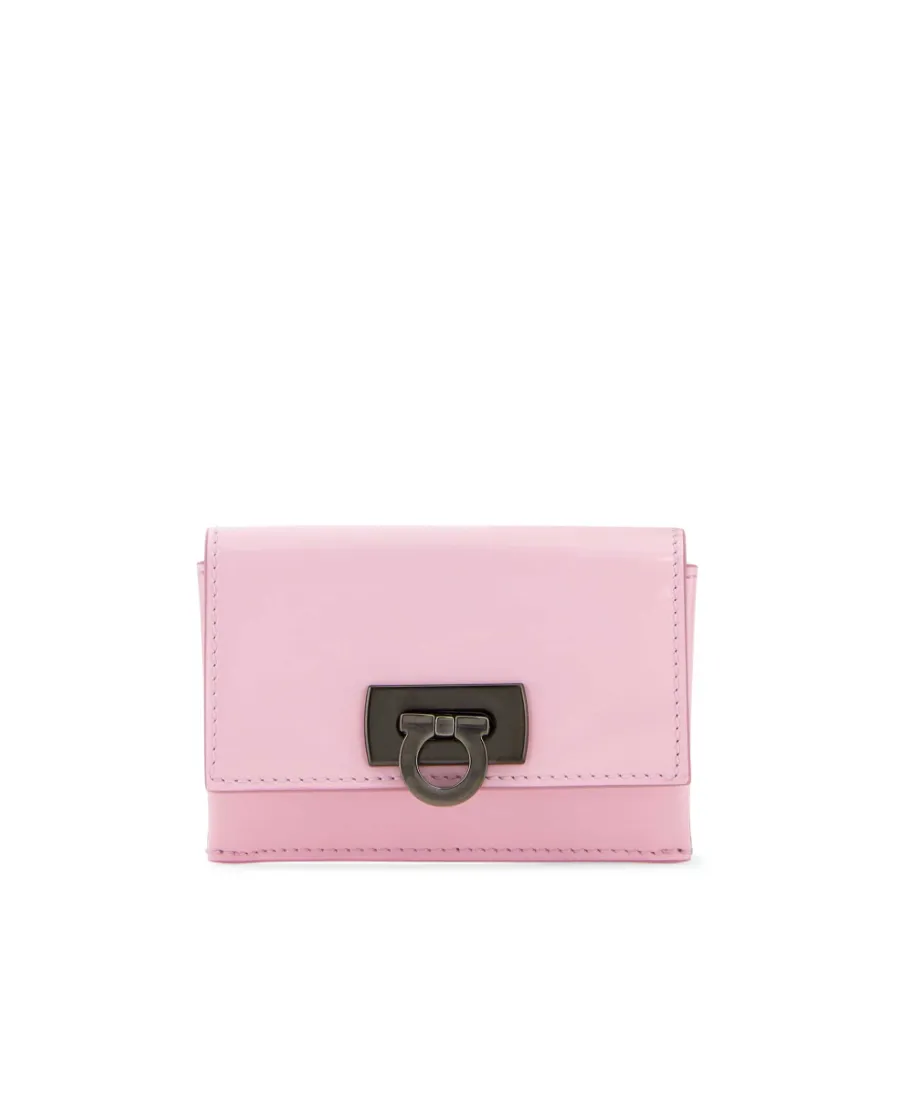 Salvatore Ferragamo Gancini Clasp Credit Card Holder