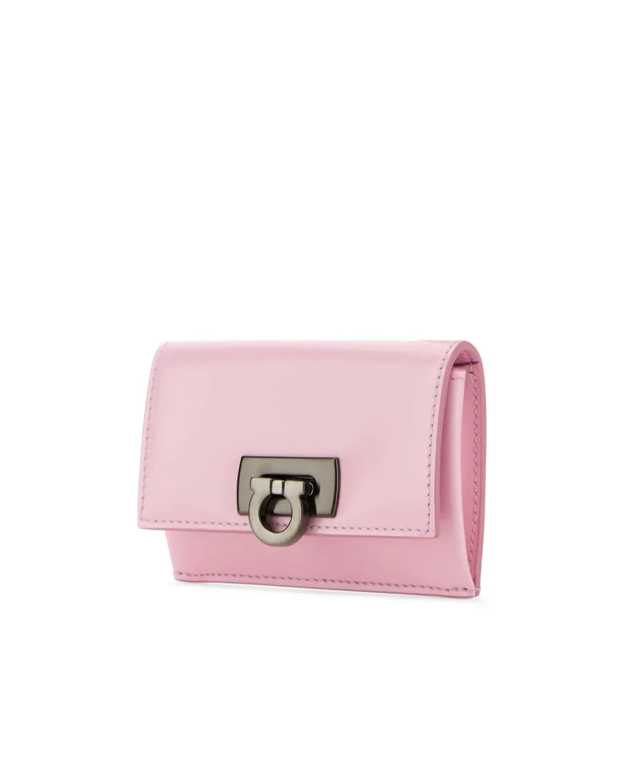 Salvatore Ferragamo Gancini Clasp Credit Card Holder
