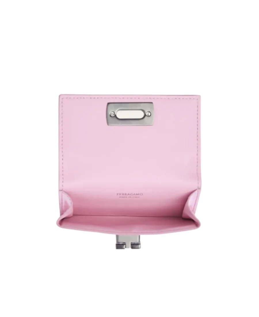 Salvatore Ferragamo Gancini Clasp Credit Card Holder
