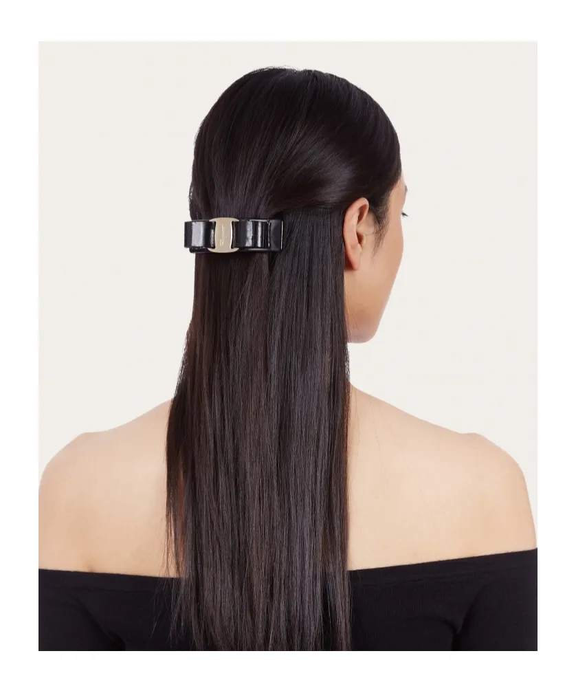 Salvatore Ferragamo Logo Engraved Hair Clip