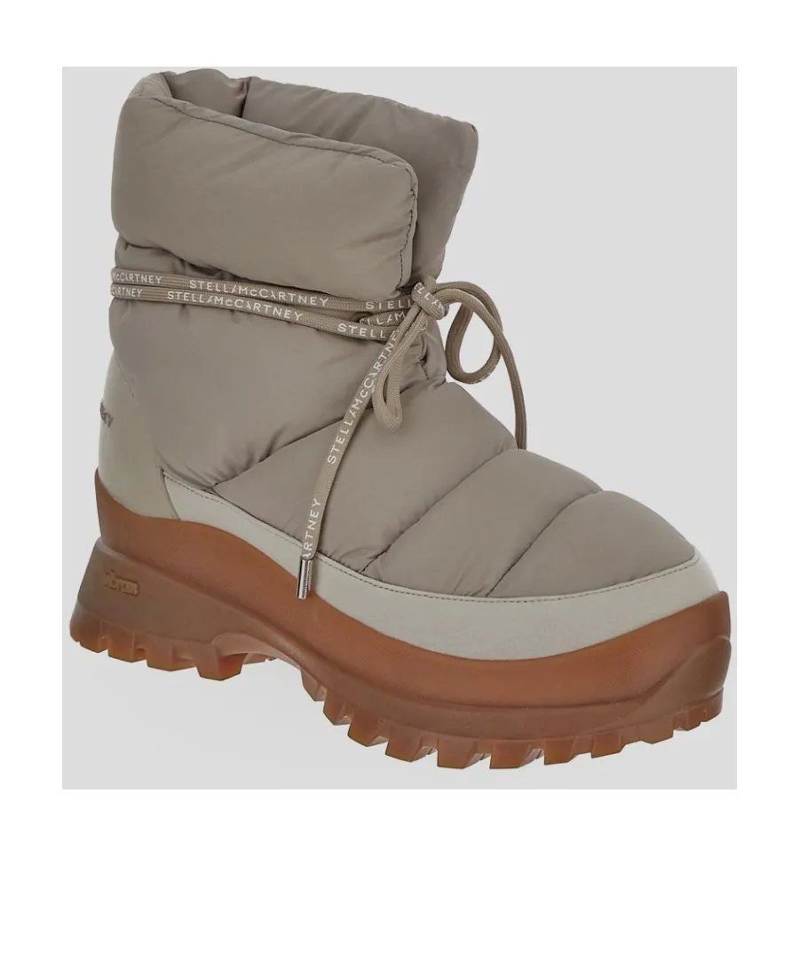 Stella Mccartney Round Toe Puffy Trace Boots