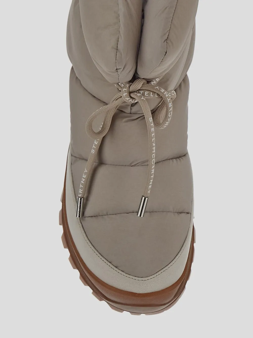 Stella Mccartney Round Toe Puffy Trace Boots