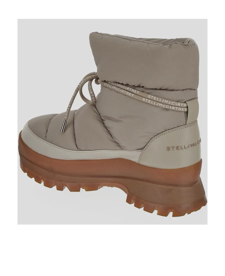 Stella Mccartney Round Toe Puffy Trace Boots