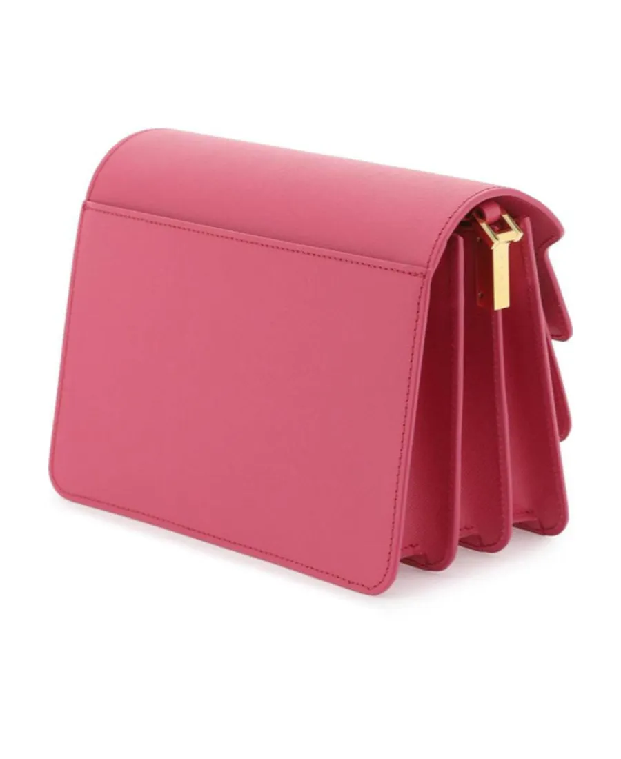 Marni Trunk Foldover Top Medium Shoulder Bag