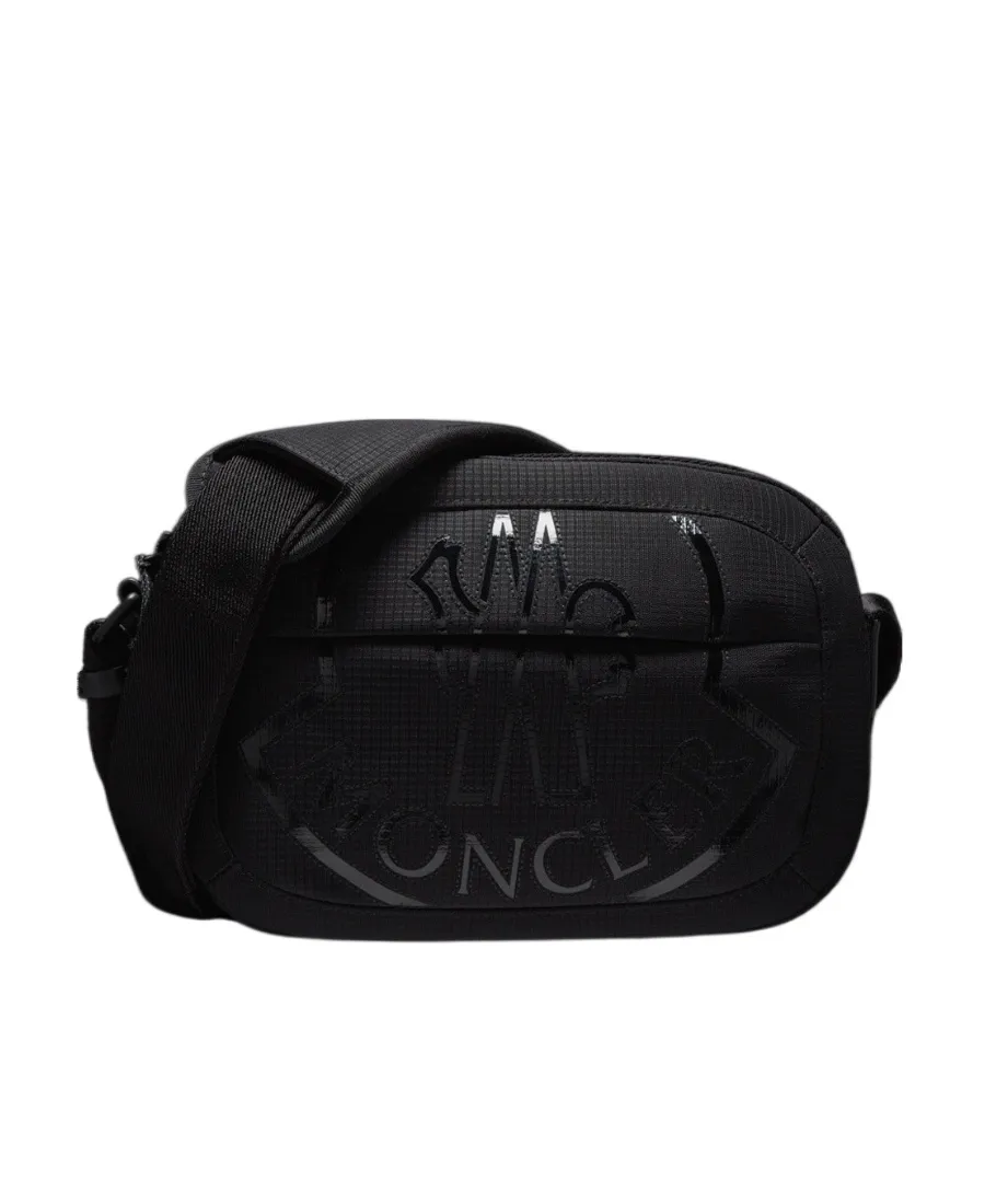 Moncler Logo Printed Zip-Up Camera Bag