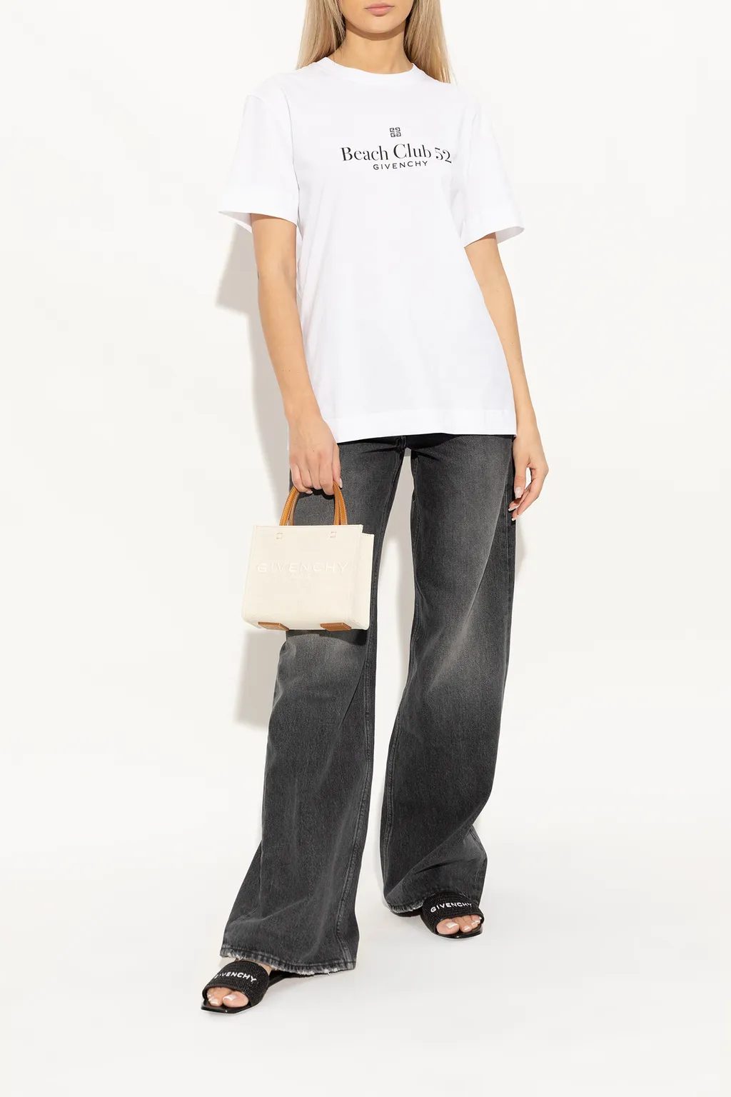 Givenchy 4G Open Toe Slip-On Slides