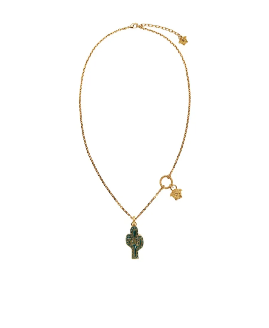 Medusa-Charm Chain Necklace