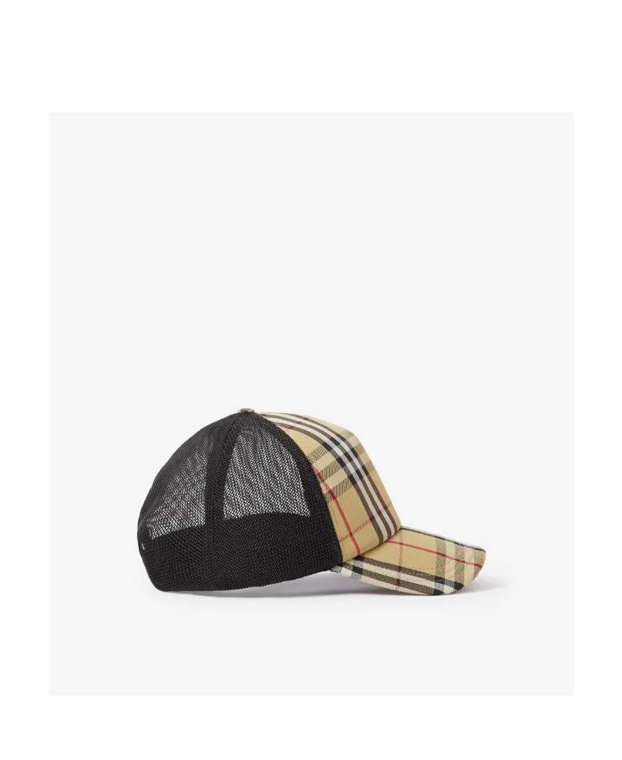 Burberry Checked Mesh Cap