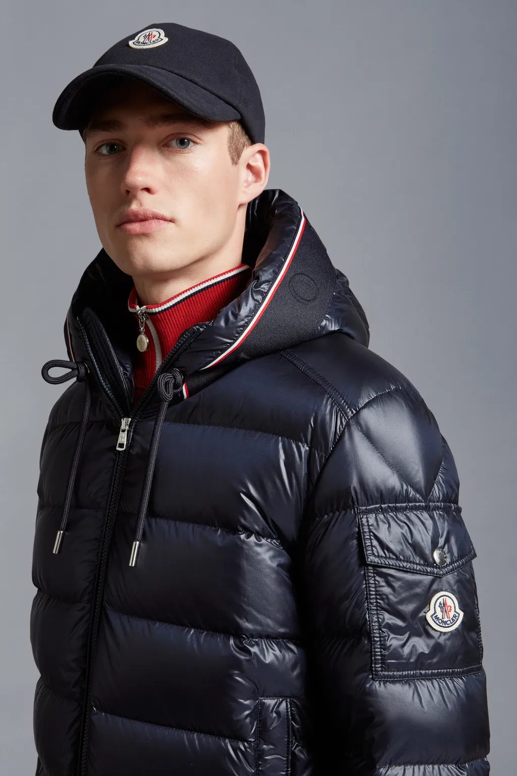 Moncler Logo Patch Baseball Cap