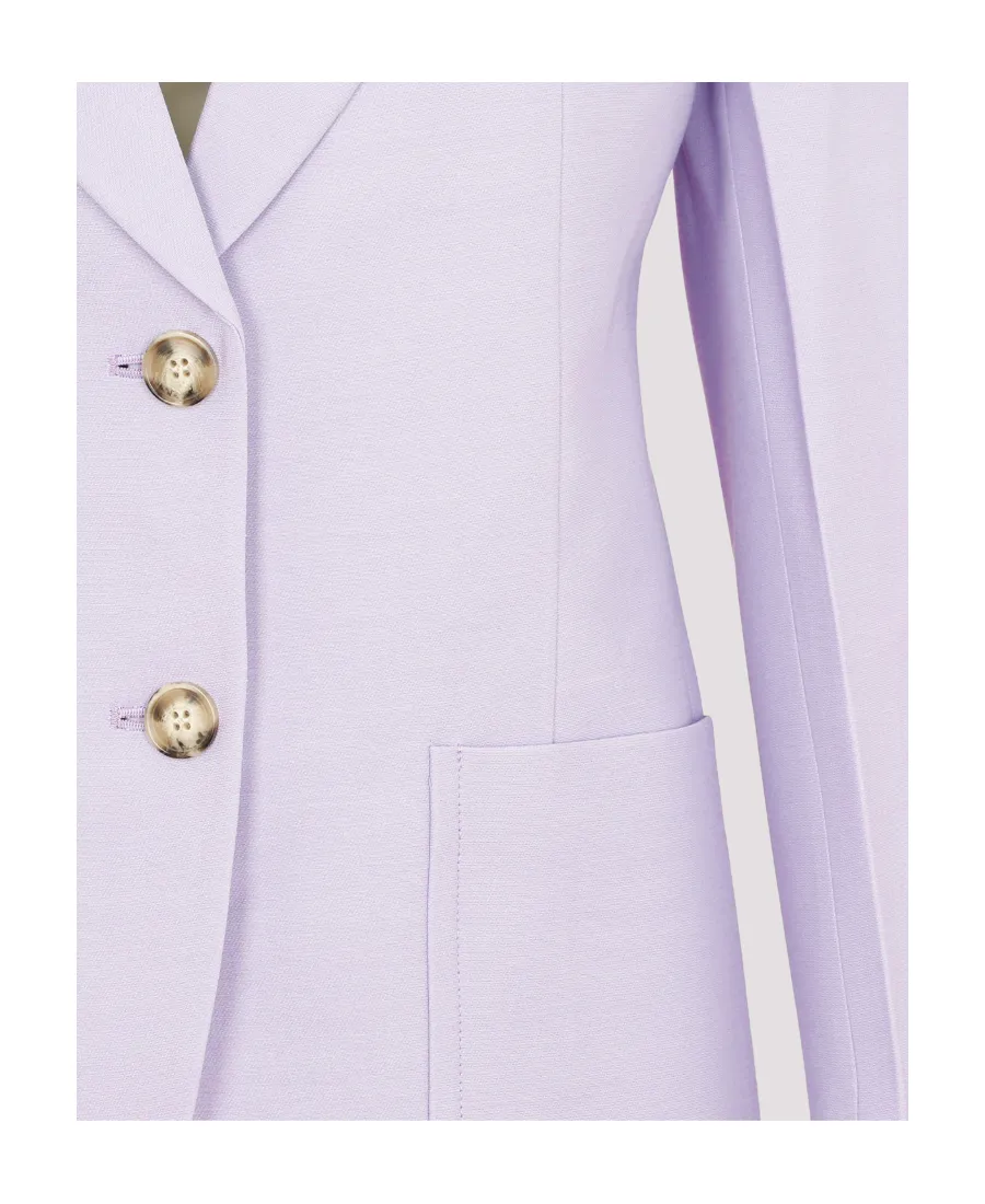 Victoria Beckham Single-Breasted Straight Hem Blazer