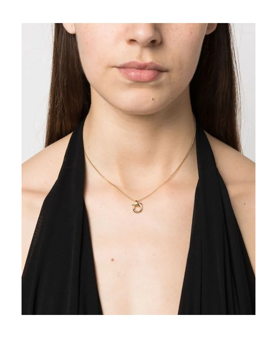 Salvatore Ferragamo Gancini Pendant Necklace