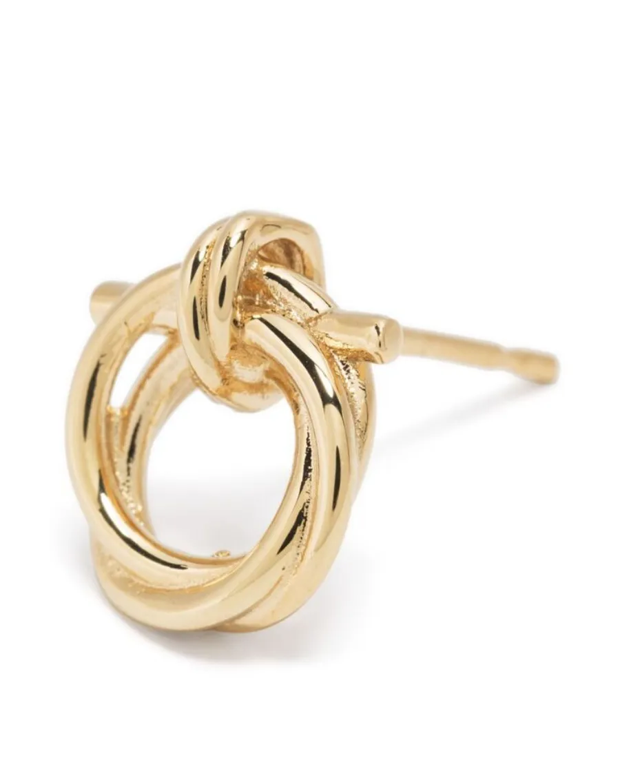 Salvatore Ferragamo Twisted Gancini Earrings