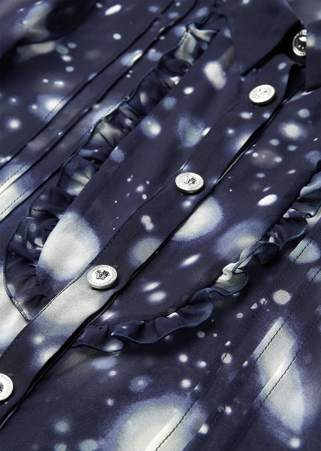 Versace Kids Space-Printed Buttoned Shirt
