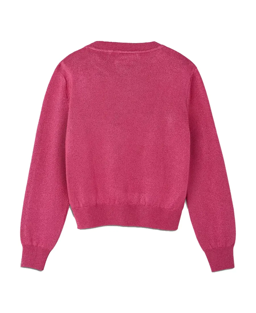 Versace Kids Logo-Appliqué Long-Sleeved Crewneck Jumper