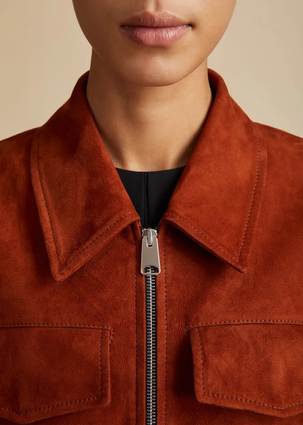 Khaite Hector Zip-Up Jacket
