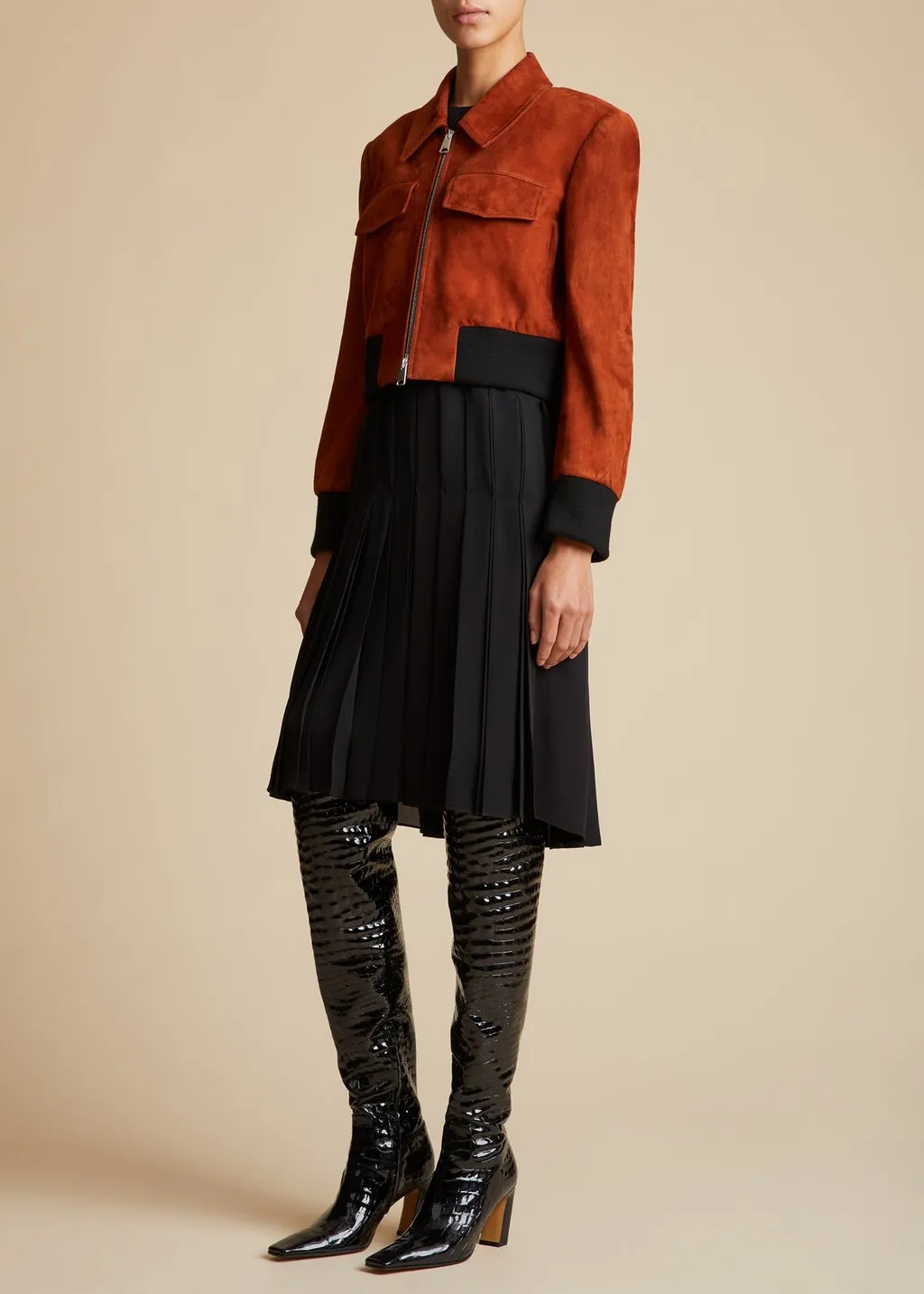 Khaite Hector Zip-Up Jacket