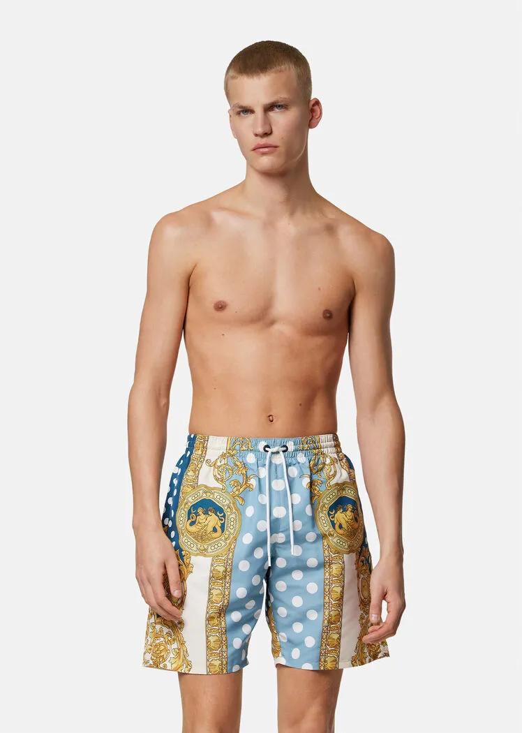Seashell Baroque Swim Shorts