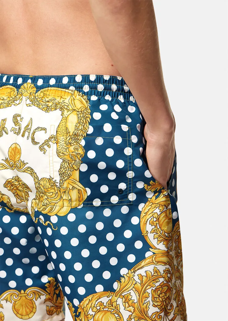 Seashell Baroque Swim Shorts