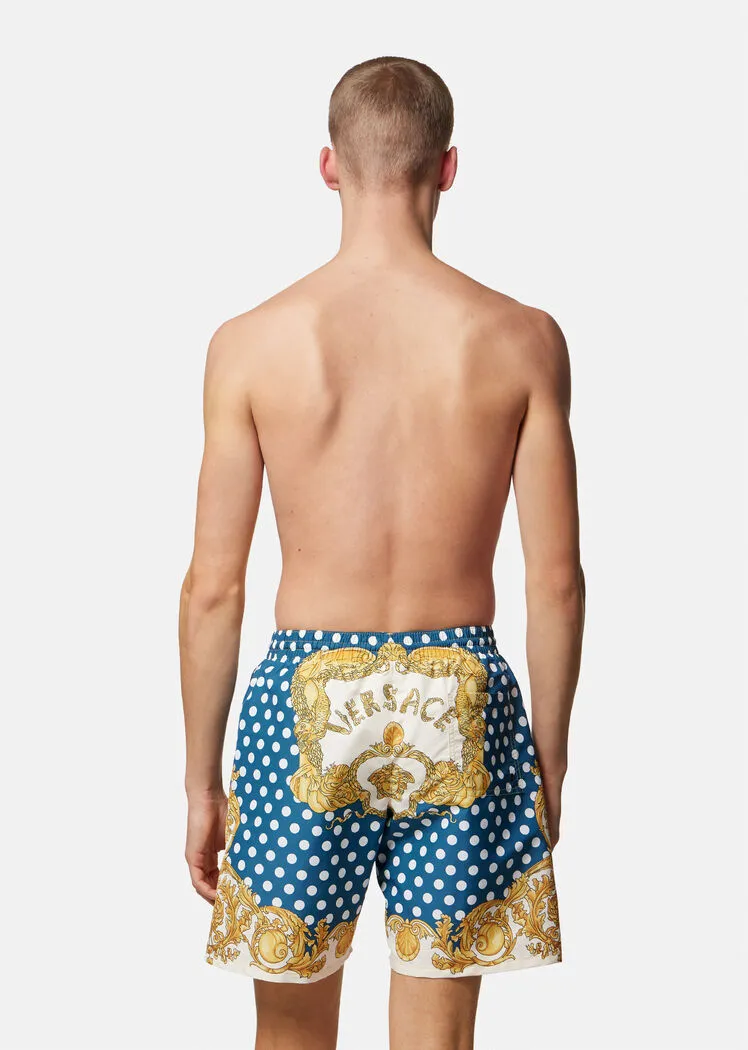 Seashell Baroque Swim Shorts
