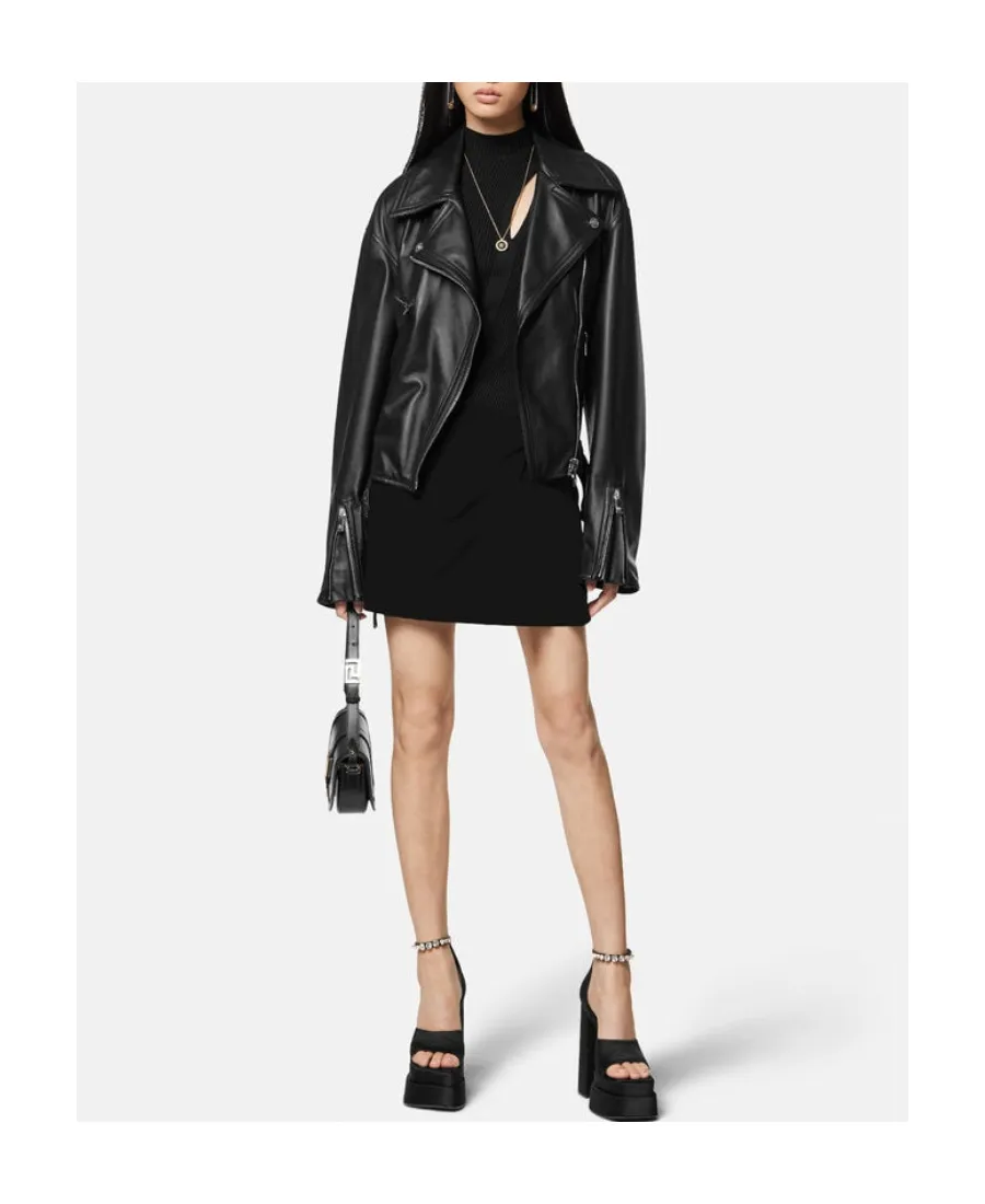Versace Asymmetrical Hem Sleeveless Knitted Top