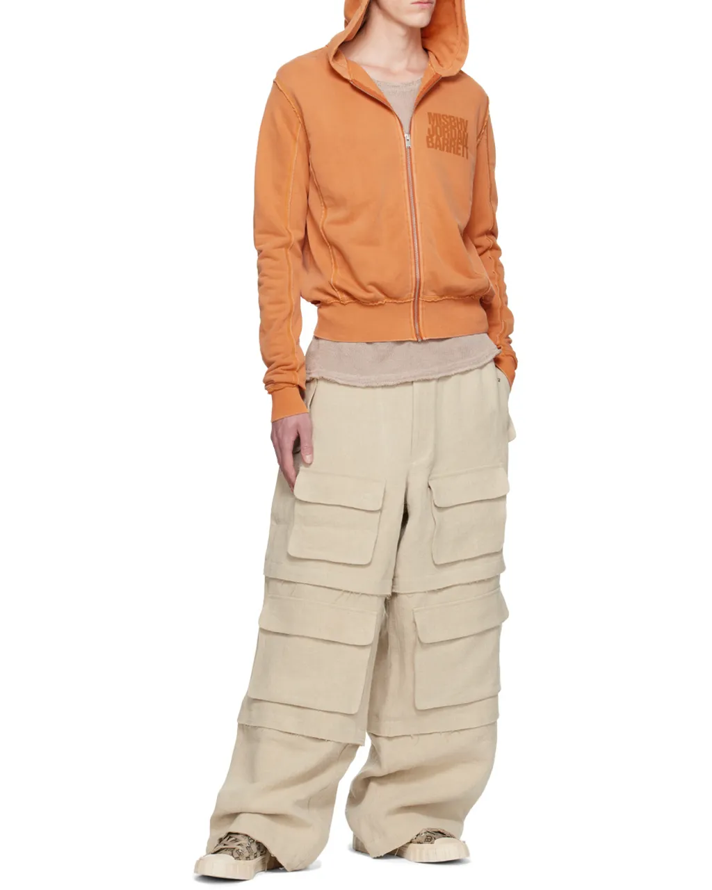 Hooded Long-Sleeved Sweater