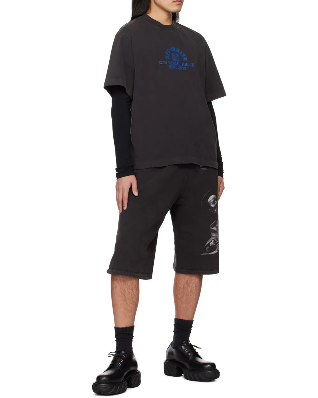 Off-White Logo Printed Crewneck T-Shirt