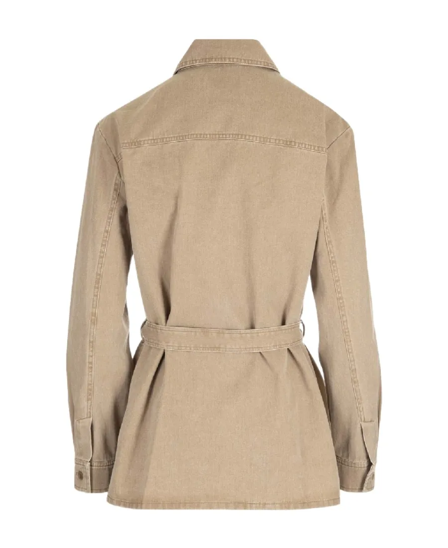 A.P.C. Belted Long-Sleeved Jacket