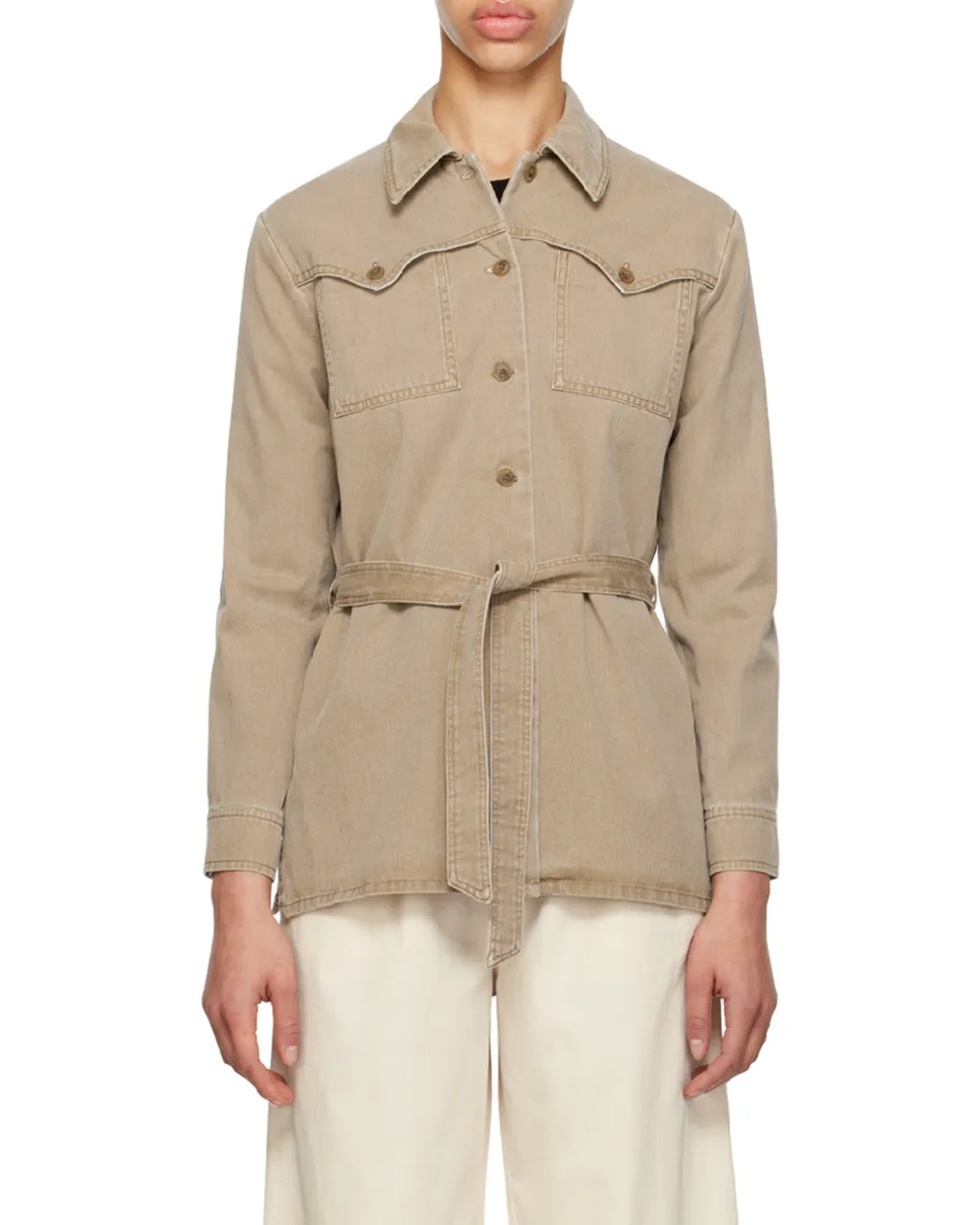 A.P.C. Belted Long-Sleeved Jacket