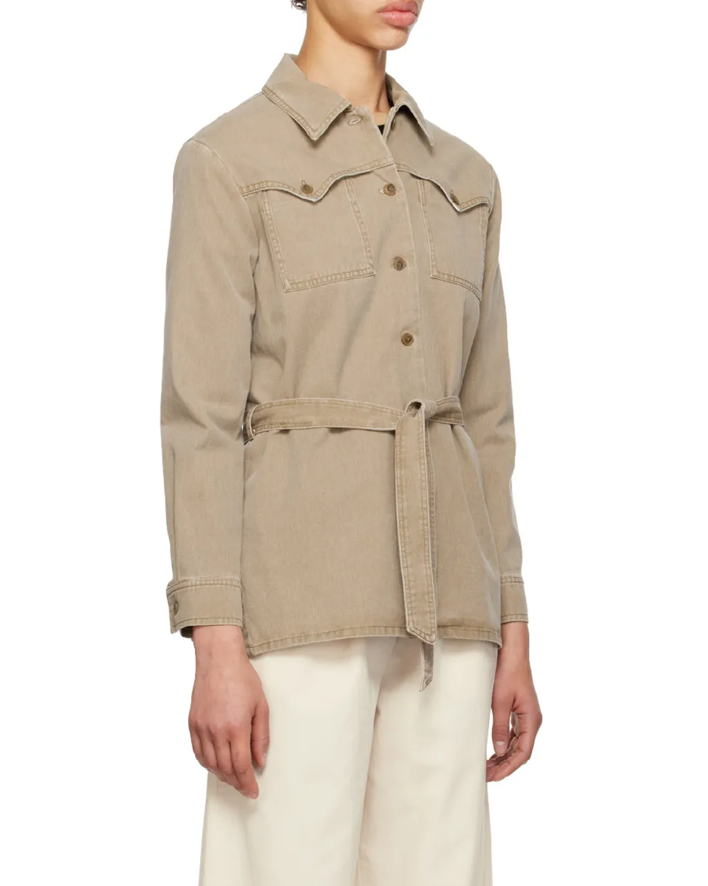 A.P.C. Belted Long-Sleeved Jacket