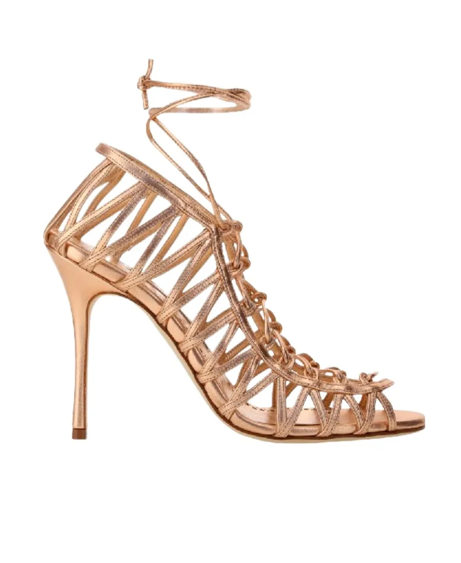 Logo High-Heeled Sandals