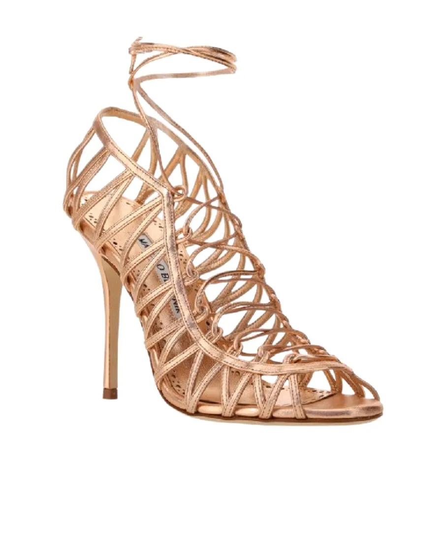Logo High-Heeled Sandals