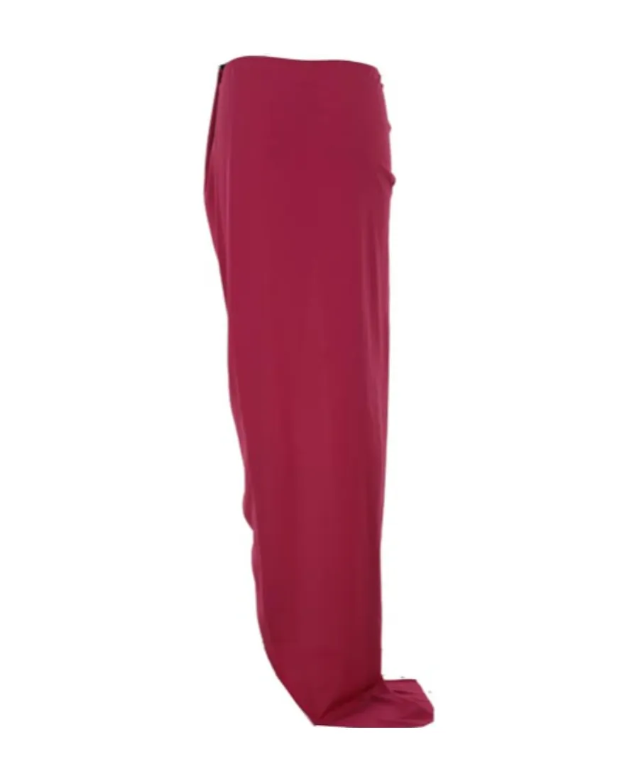 Rick Owens High-Waist Asymmetric Maxi Skirt