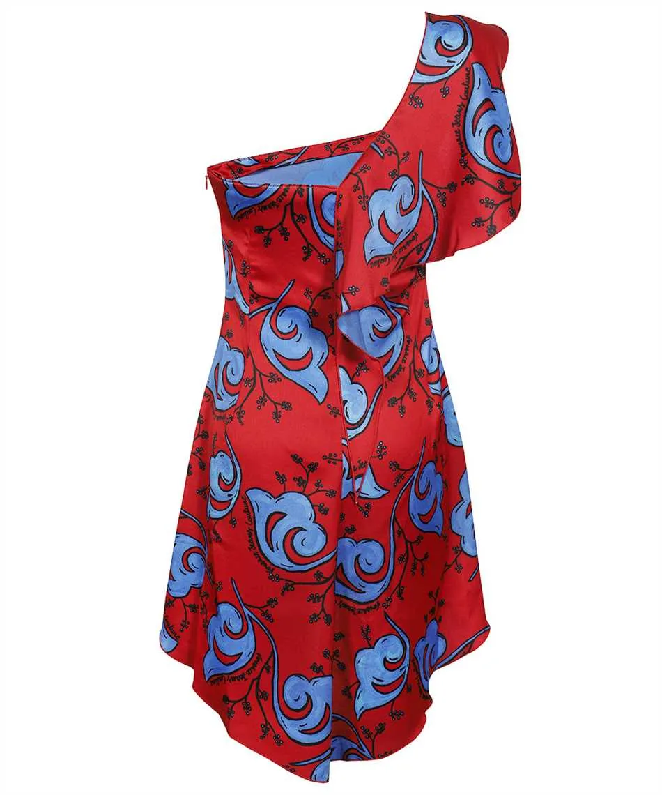 Floral-Print Mini Dress
